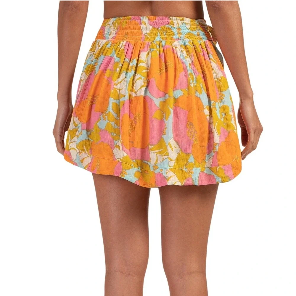 TRINA TURK SWIM Playa De‎ Flor Belted Skort Cover Up Women's Size XS